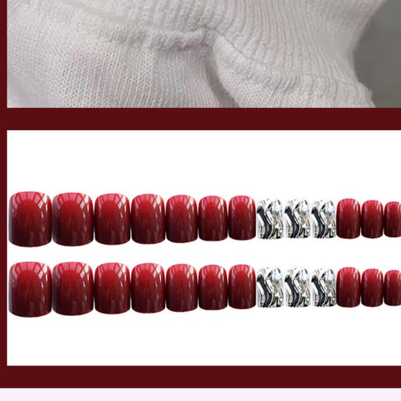 NEW x3 Press on Nails with Kit - 24pcs per box - Picture 7 of 10